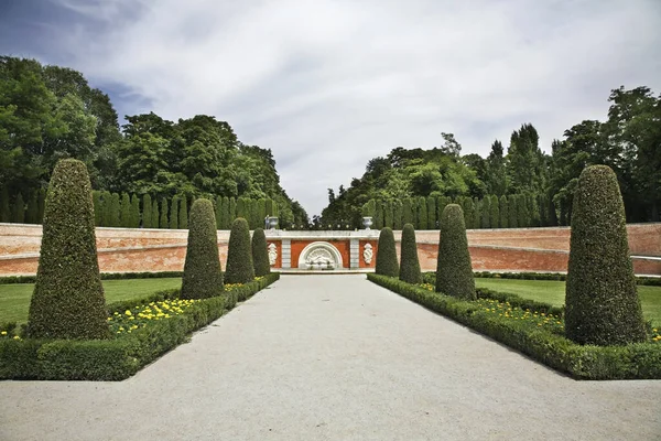 Fountain Buen Retiro Park Park Pleasant Retreat Madrid Spain — Stock Photo, Image