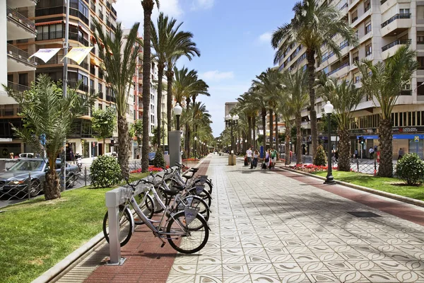 Avenida Federico Soto Alicante Hiszpania — Zdjęcie stockowe