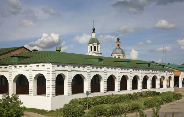 Gostinyi Dvor Kerk Van Trinity Life Giving Zaraysk Rusland — Stockfoto