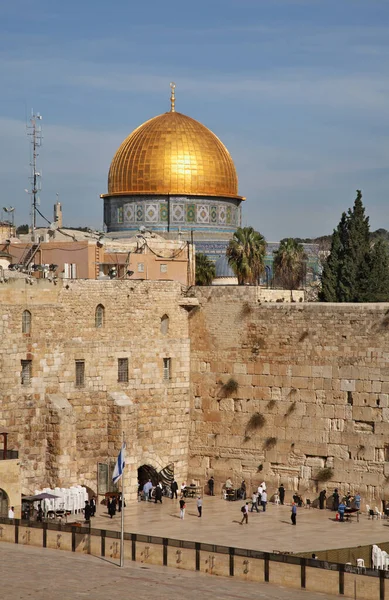 Muro Occidental Jerusalén Israel — Foto de Stock