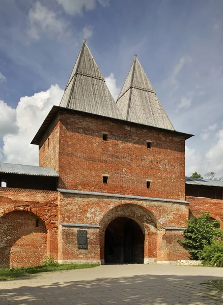 Torre São Nicolau Kremlin Zaraysk Rússia — Fotografia de Stock