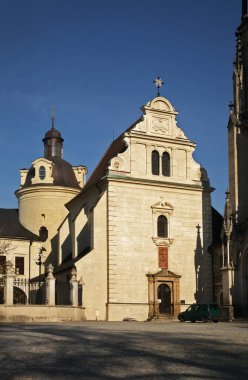 St. Barbara Kilisesi, Olomouc 'taki Arcidiecezni mezarı. Moravia 'da. Çek Cumhuriyeti