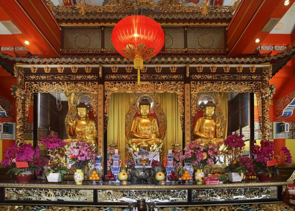 Sculpture Monastère Lin Île Lantau Hong Kong Chine — Photo
