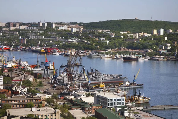 Bahía Golden Horn Vladivostok Rusia —  Fotos de Stock