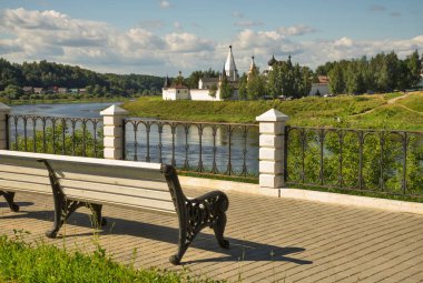 Staritsa 'da toprak seti. Tver Oblastı. Rusya