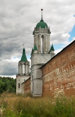 Rostov 'daki Aziz Yakovlevsky Manastırı (Spaso-Yakovlevsky Manastırı). Yaroslavl oblast. Rusya