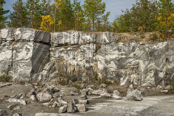 Italian Quarry Mountain Park Ruskeala Republic Karelia Russia — Stock Photo, Image