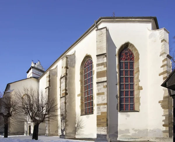Kezmarok Taki Kutsal Haç Kilisesi Slovakya — Stok fotoğraf