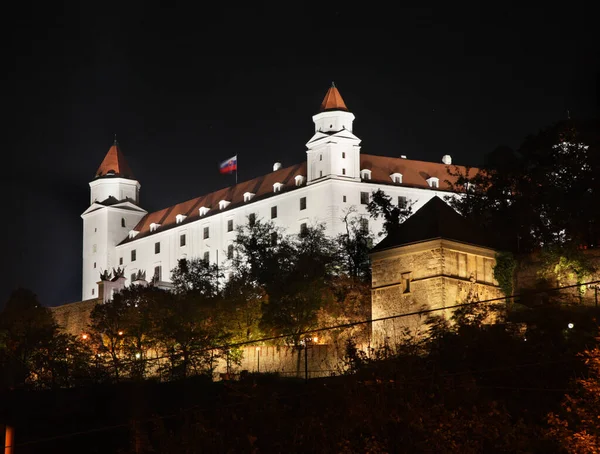 Bratislava Kalesi Manzarası Slovakya — Stok fotoğraf