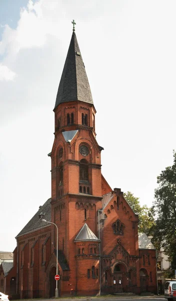 Εκκλησία Του Αγίου Παύλου Αποστόλου Στην Usti Nad Labem Τσεχική — Φωτογραφία Αρχείου