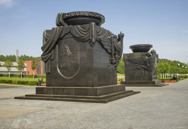 Cemitério Memorial Militar Federal Mytishchi Rússia — Fotografia de Stock