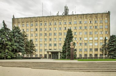 Taganrog 'da şehir yönetimi binası. Rusya