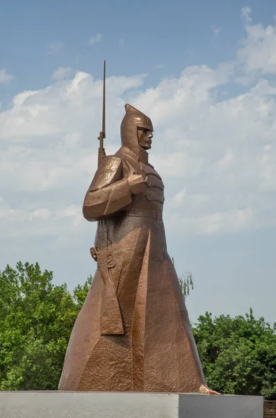 Denkmal Für Die Rotgardisten Auf Dem Festungsberg Stawropol Russland — Stockfoto