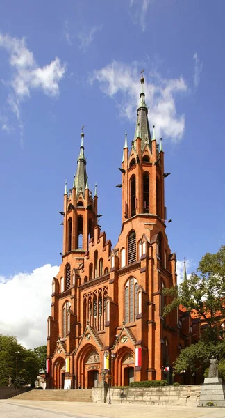 Catedral Basílica Assunção Bem Aventurada Virgem Maria Bialystok Polónia — Fotografia de Stock