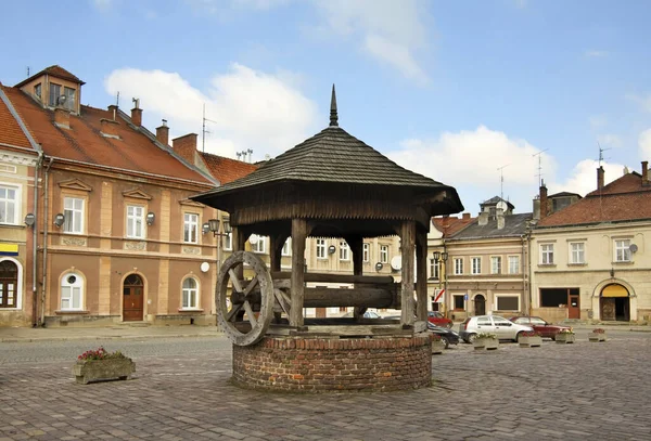 Dibuja Bien Plaza Del Mercado Jaroslaw Polonia — Foto de Stock