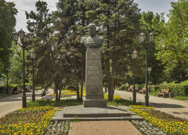 Monumento Dmitry Lelyushenko Rostov Don Rússia — Fotografia de Stock