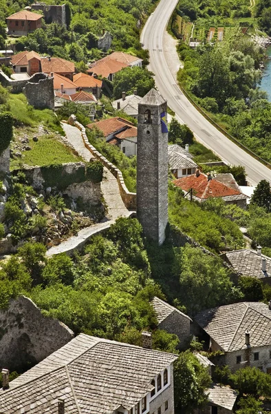 Tour Horloge Pocitelj Bosnie Herzégovine — Photo