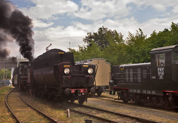 Skansen Ferroviario Chabowka Polonia — Foto de Stock