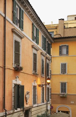 Roma 'daki eski avlu. İtalya