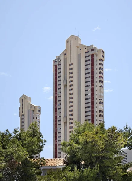 Pohled Benidorm Španělsko — Stock fotografie