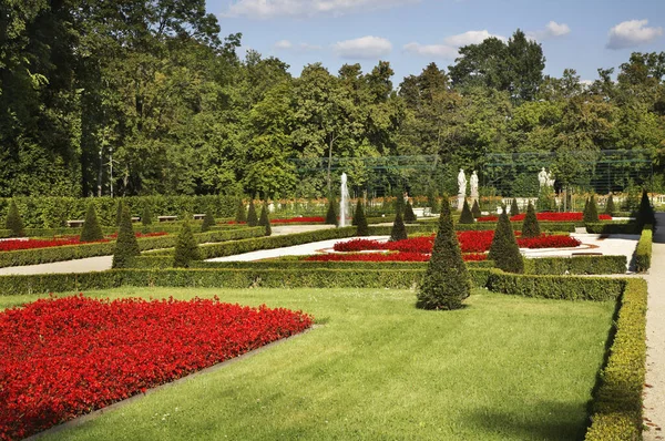 Parque Wilanow Wilanowski Palacio Varsovia Polonia — Foto de Stock