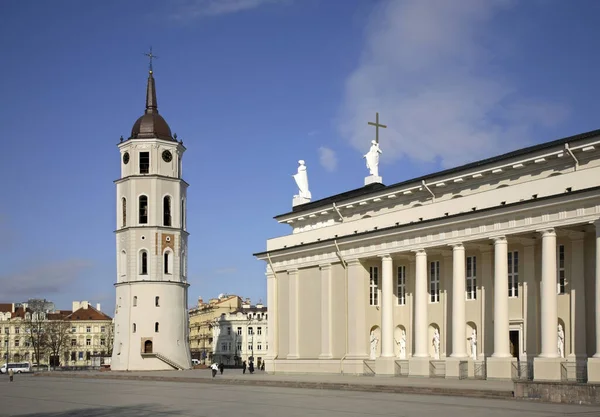 Kathedraal Klokkentoren Vilnius Litouwen — Stockfoto