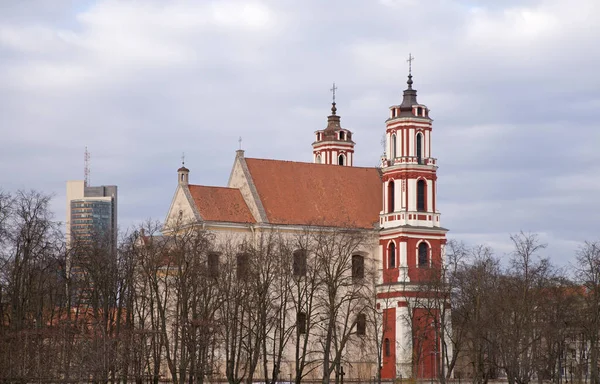 Igreja Católica Dos Santos Jacob Philip Mosteiro Dominicano Vilnius Lituânia — Fotografia de Stock