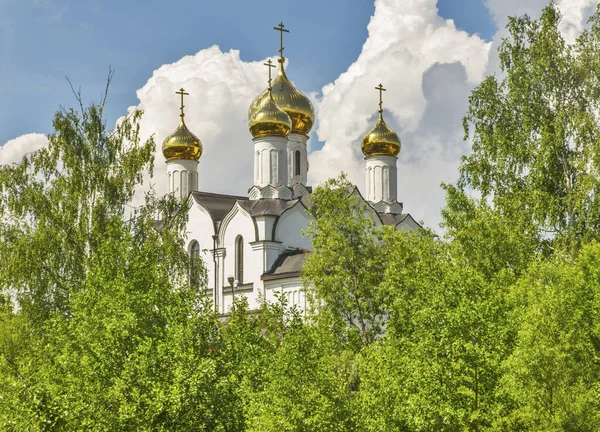 Igreja Natividade João Batista Dubna Rússia — Fotografia de Stock
