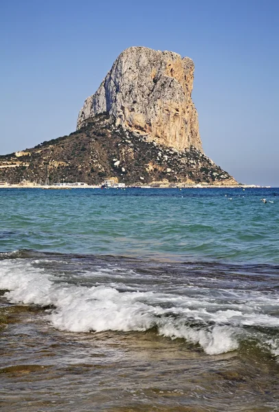 Ifach rock v Calpe. Španělsko — Stock fotografie