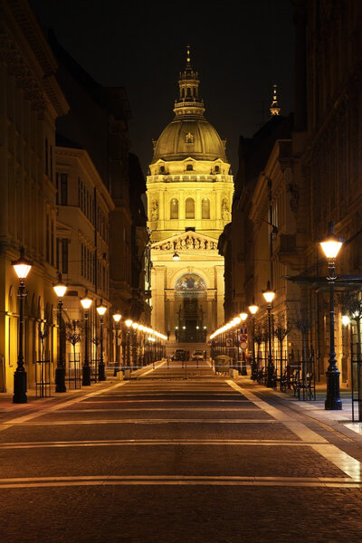 Cathedral of St. Stephen in Budapest. Hungary