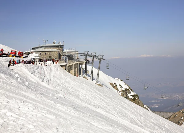 Sedačková lanovka v Tatrách u Zakopane. Polsko — Stock fotografie