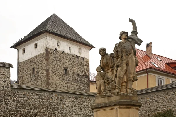 Monument in Kremnica. Slovakia — Stock Photo, Image