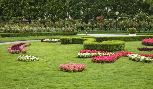 人民花园（Volksgarten）位于维也纳。奥地利 — 图库照片