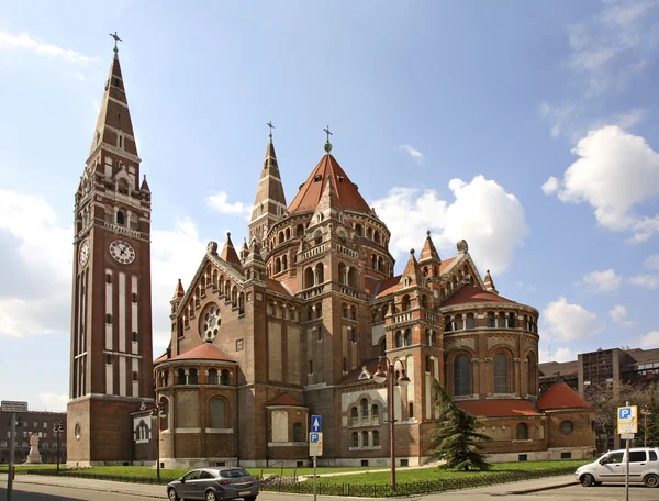 Votive church in Szeged. Hungary — Stock Photo, Image