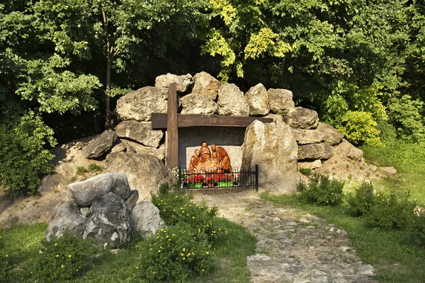 Skulptur des Jesuschristen in Janow Lubelski. Polen — Stockfoto