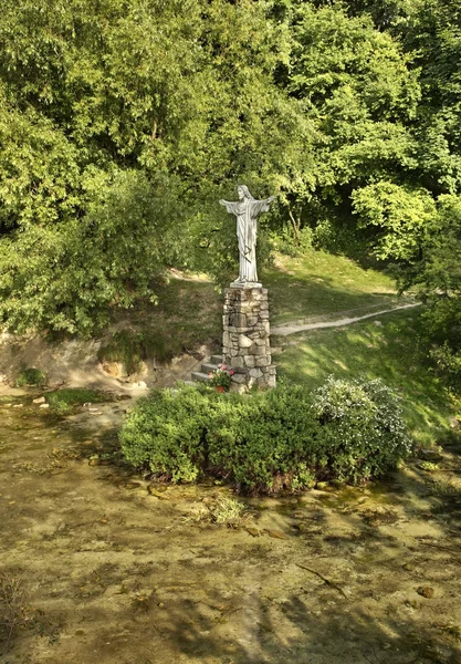 Skulptur des Jesuschristen in Janow Lubelski. Polen — Stockfoto
