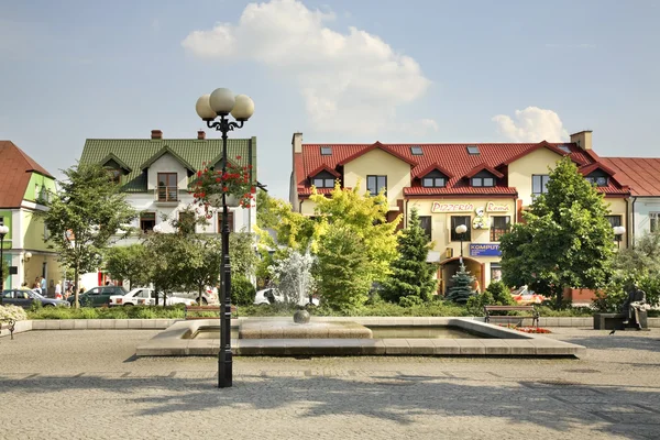 Marktplatz in Biala Podlaska. Polen — Stockfoto