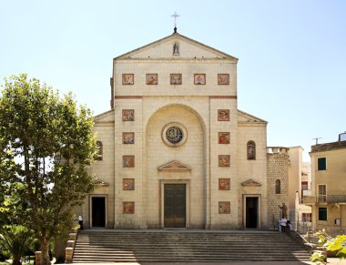 Church of the Madonna delle Grazie in Nuoro. Sardinia. Italy clipart