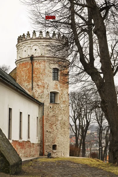 Ο Σανδιάλιον στον τοίχο. Βλοντάβα. Πολωνία — Φωτογραφία Αρχείου