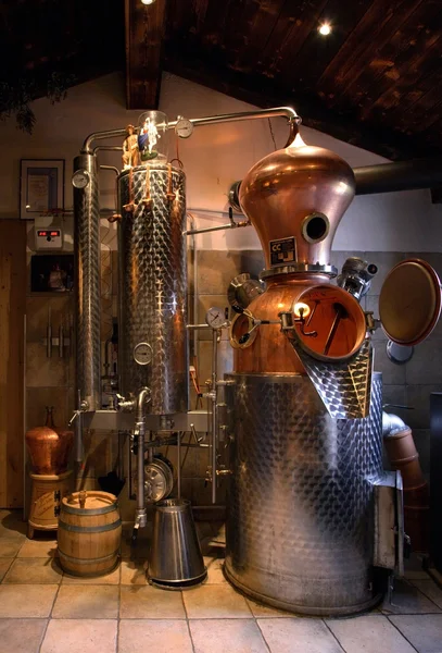 Distillery in Mayrhofen. Austria — Stock Photo, Image