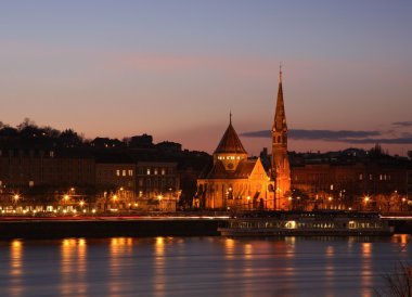 Kalvinist kilise Budapeşte'de. Macaristan