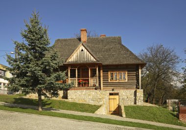 Pazar Meydanı'Pruchnik. Polonya