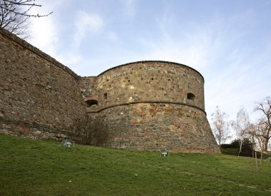 Esztergom 'daki kraliyet kalesi. Macaristan