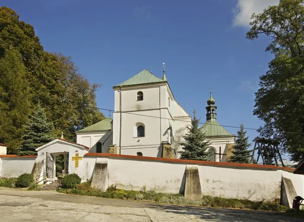 Szent Miklós templom, Pruchnik. Lengyelország — Stock Fotó