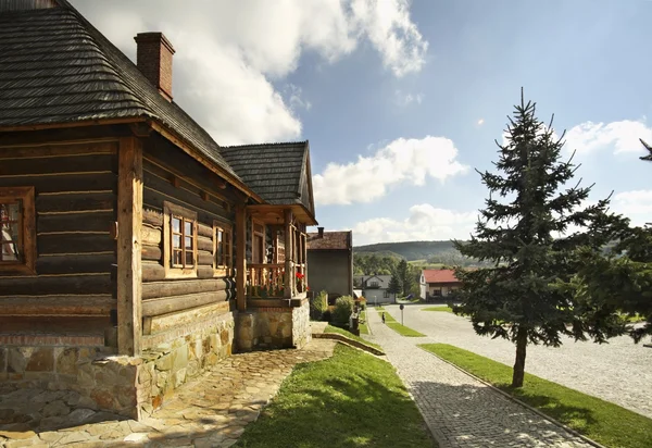 Marktplatz in Pruchnik. Polen — Stockfoto