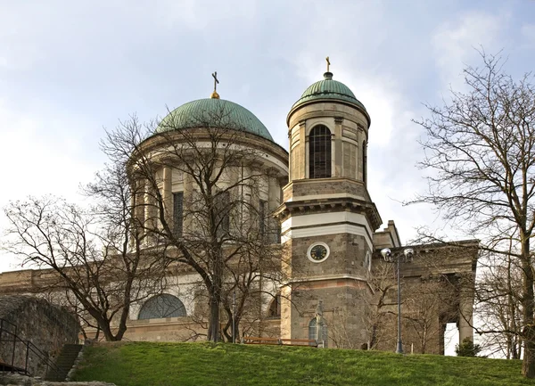 동정녀 마리아와 성 아달베르트 - 에스 테르고움 대성당. 헝가리 — 스톡 사진