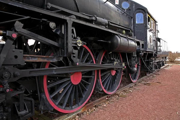 Vieja locomotora en Mora. Países Bajos —  Fotos de Stock