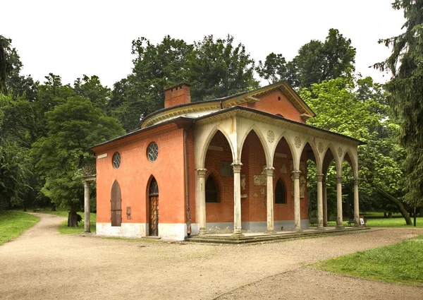 Casa gotica a Pulawy. Polonia — Foto Stock