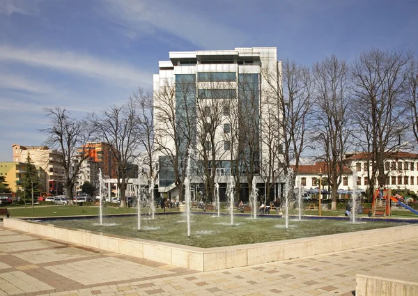 Fontein in Shkoder. Albanië — Stockfoto