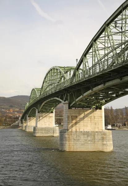Мост Марии Валерии в Стурово. Словакия — стоковое фото